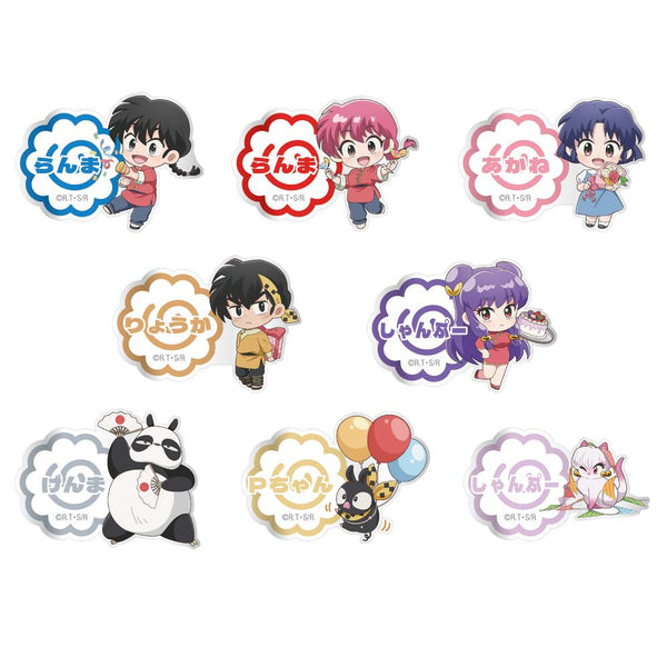 『らんま1/2』トレーディングお名前バッジ 全8種【BOX】